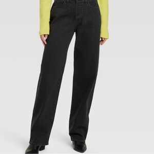 Women's 90's Relaxed Straight Glitter Jeans - Wild Fable™